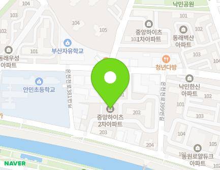 36 Annam-ro, Dongnae-gu, Busan, Republic of Korea Map