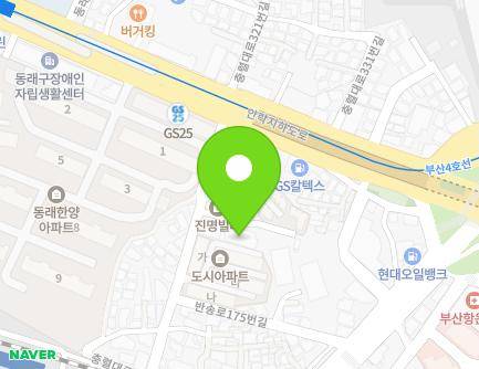 19-8 Chungnyeol-daero 322beon-gil, Dongnae-gu, Busan, Republic of Korea Map