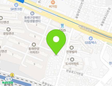 11 Chungnyeol-daero 322beonga-gil, Dongnae-gu, Busan, Republic of Korea Map