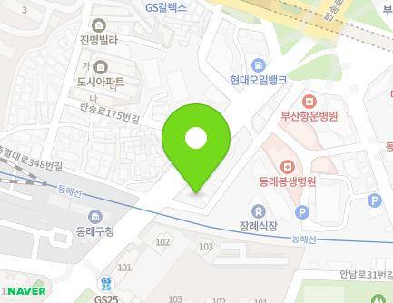 38 Chungnyeol-daero 348beon-gil, Dongnae-gu, Busan, Republic of Korea Map