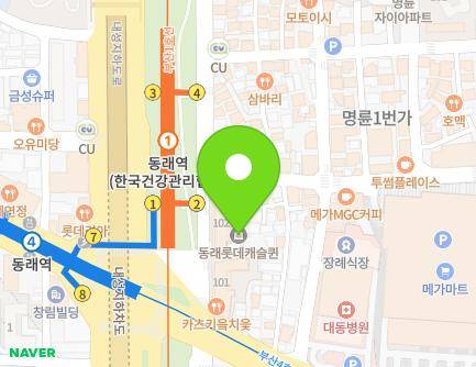 165 Oncheoncheon-ro, Dongnae-gu, Busan, Republic of Korea Map