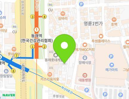 15 Chungnyeol-daero 179beon-gil, Dongnae-gu, Busan, Republic of Korea Map