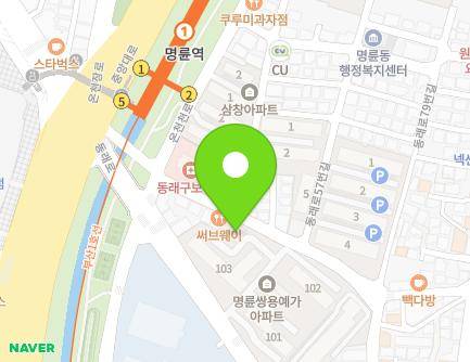 47 Myeongnyun-ro 187beon-gil, Dongnae-gu, Busan, Republic of Korea Map