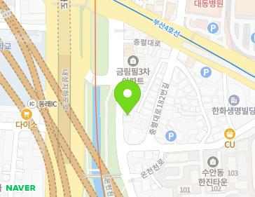 22 Chungnyeol-daero 182beonna-gil, Dongnae-gu, Busan, Republic of Korea 22 Chungnyeol-daero 182beonna-gil, Dongnae-gu, Busan, Republic of Korea Map