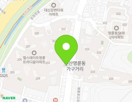 4-4 Myeongnyun-ro 217beon-gil, Dongnae-gu, Busan, Republic of Korea Map