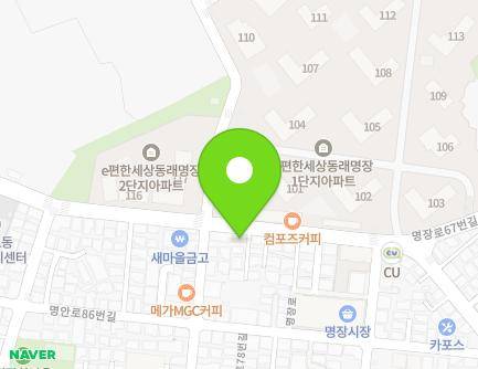 52 Myeongjang-ro, Dongnae-gu, Busan, Republic of Korea Map