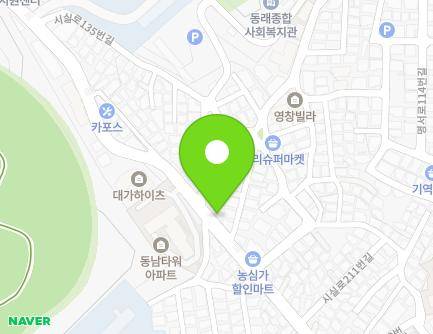 161 Sisil-ro, Dongnae-gu, Busan, Republic of Korea Map