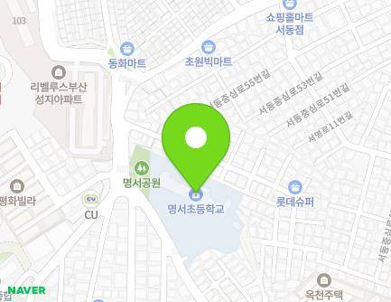 121 Myeongseo-ro, Dongnae-gu, Busan, Republic of Korea Map