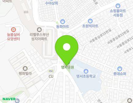 111 Myeongseo-ro, Dongnae-gu, Busan, Republic of Korea Map