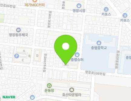 70-4 Myeongjang-ro 106beon-gil, Dongnae-gu, Busan, Republic of Korea Map