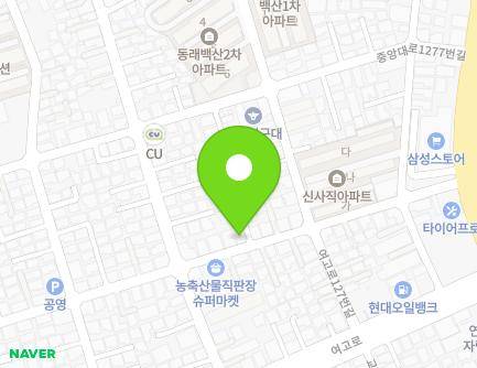 42 Jungang-daero 1267beon-gil, Dongnae-gu, Busan, Republic of Korea Map