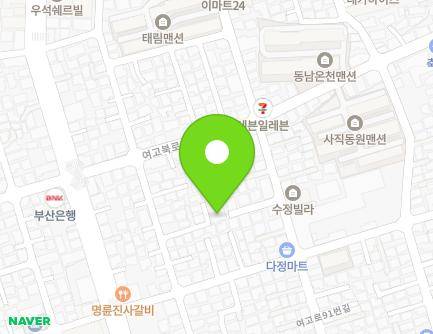 77-12 Yeogo-ro 91beon-gil, Dongnae-gu, Busan, Republic of Korea Map