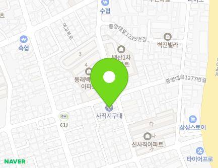 41 Jungang-daero 1277beon-gil, Dongnae-gu, Busan, Republic of Korea Map