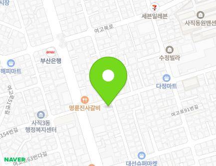 131 Jungang-daero 1277beon-gil, Dongnae-gu, Busan, Republic of Korea Map