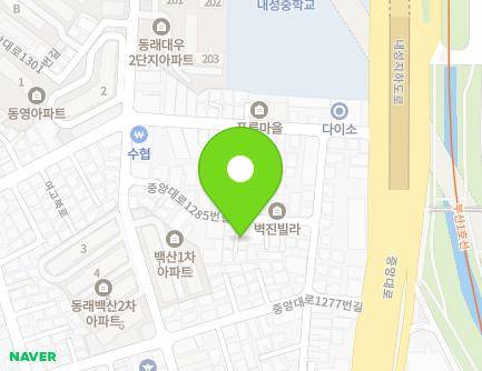13 Jungang-daero 1285beon-gil, Dongnae-gu, Busan, Republic of Korea Map