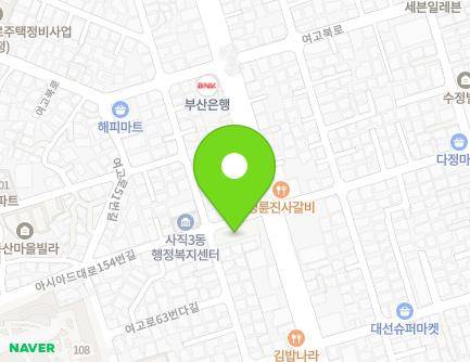 88 Asiad-daero 154beon-gil, Dongnae-gu, Busan, Republic of Korea Map