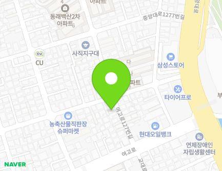 15 Yeogo-ro 127beon-gil, Dongnae-gu, Busan, Republic of Korea Map