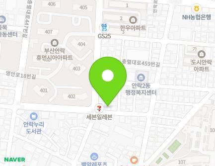 91 Myeongan-ro 10beon-gil, Dongnae-gu, Busan, Republic of Korea Map