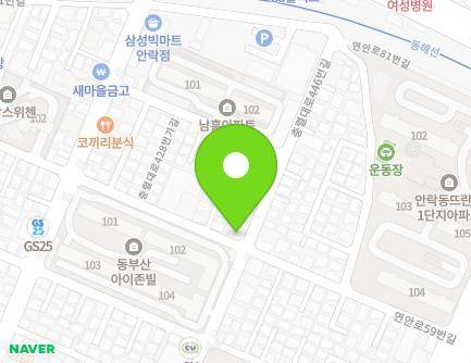 44 Yeonan-ro 59beon-gil, Dongnae-gu, Busan, Republic of Korea Map