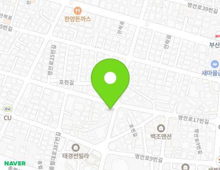 41 Myeongan-ro 17beon-gil, Dongnae-gu, Busan, Republic of Korea Map