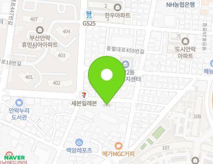 98 Myeongan-ro 10beon-gil, Dongnae-gu, Busan, Republic of Korea Map