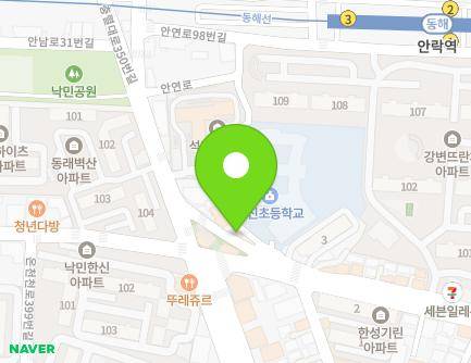 61-6 Annam-ro, Dongnae-gu, Busan, Republic of Korea Map