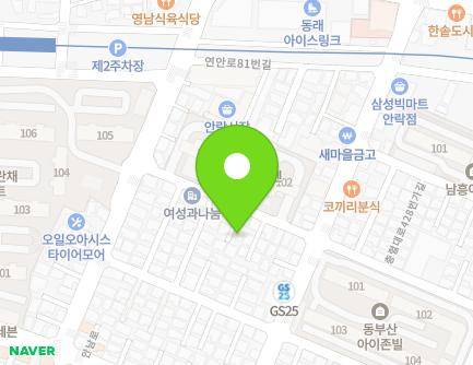 89-3 Yeonan-ro 59beon-gil, Dongnae-gu, Busan, Republic of Korea Map