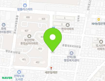 89 Myeongan-ro 18beon-gil, Dongnae-gu, Busan, Republic of Korea Map