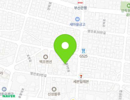 10-9 Myeongan-ro 9beon-gil, Dongnae-gu, Busan, Republic of Korea Map