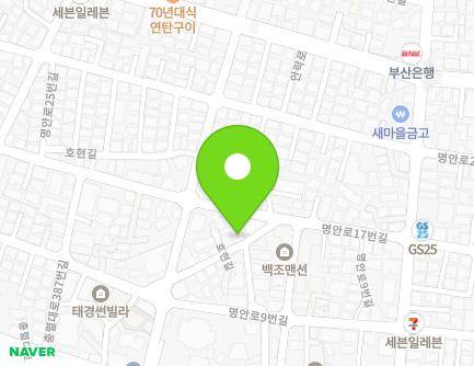 37 Hohyeon-gil, Dongnae-gu, Busan, Republic of Korea Map