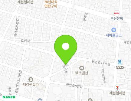 33-2 Hohyeon-gil, Dongnae-gu, Busan, Republic of Korea Map