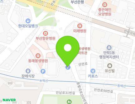 24 Chungnyeol-daero 350beon-gil, Dongnae-gu, Busan, Republic of Korea Map