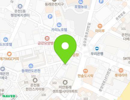 62 Chabatgol-ro 20beon-gil, Dongnae-gu, Busan, Republic of Korea Map