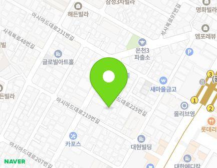 17-3 Asiad-daero 225beon-gil, Dongnae-gu, Busan, Republic of Korea Map