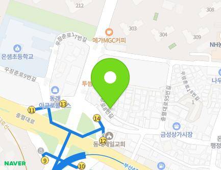 97 Geumgang-ro 8beon-gil, Dongnae-gu, Busan, Republic of Korea Map