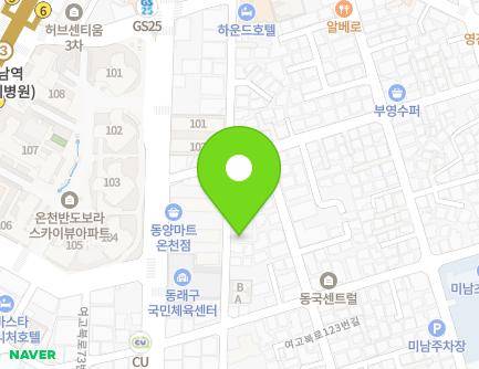 63 Chungnyeol-daero 86beon-gil, Dongnae-gu, Busan, Republic of Korea Map