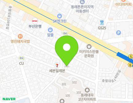 91 Minam-ro 116beon-gil, Dongnae-gu, Busan, Republic of Korea Map