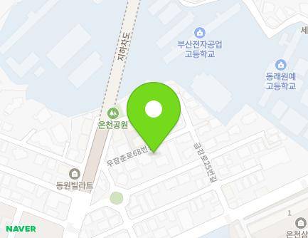 22 Ujangchun-ro 68beon-gil, Dongnae-gu, Busan, Republic of Korea Map