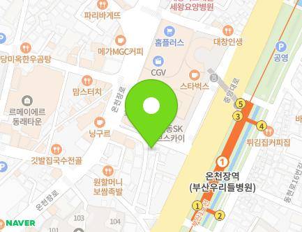 114-13 Oncheonjang-ro, Dongnae-gu, Busan, Republic of Korea Map