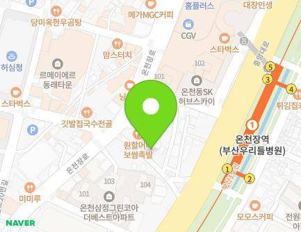 106-1 Oncheonjang-ro, Dongnae-gu, Busan, Republic of Korea Map