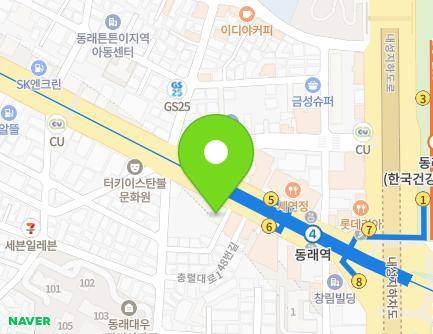 146 Chungnyeol-daero, Dongnae-gu, Busan, Republic of Korea Map