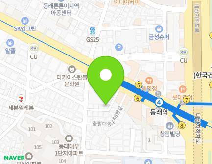 10 Chungnyeol-daero 146beon-gil, Dongnae-gu, Busan, Republic of Korea Map