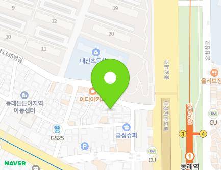 13 Jungang-daero 1335beon-gil, Dongnae-gu, Busan, Republic of Korea Map