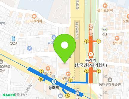 1325 Jungang-daero, Dongnae-gu, Busan, Republic of Korea Map