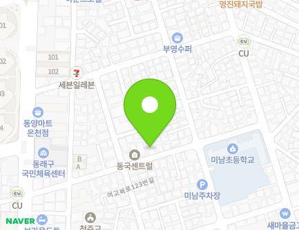 35-1 Minam-ro 102beon-gil, Dongnae-gu, Busan, Republic of Korea Map