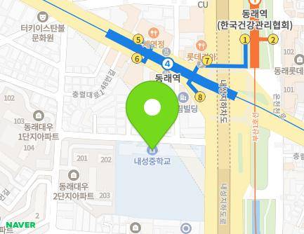 1297 Jungang-daero, Dongnae-gu, Busan, Republic of Korea Map