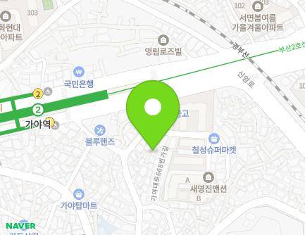 15-7 Gaya-daero 668beon-gil, Busanjin-gu, Busan, Republic of Korea Map