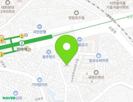15-4 Gaya-daero 668beon-gil, Busanjin-gu, Busan, Republic of Korea Map
