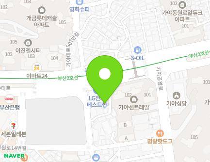 516-14 Gaya-daero, Busanjin-gu, Busan, Republic of Korea Map