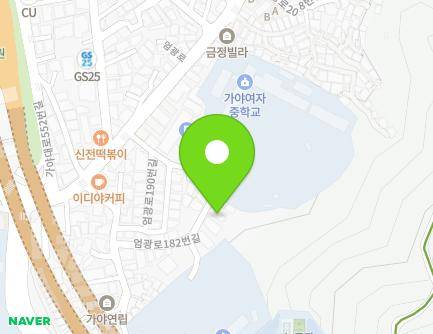 15-22 Eomgwang-ro 182beon-gil, Busanjin-gu, Busan, Republic of Korea Map